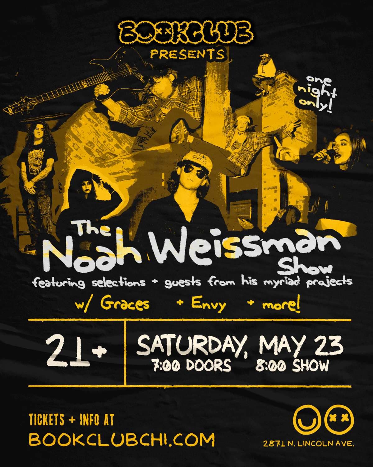 The Noah Weissman Show w/ Graces + Envy + VLVT RED