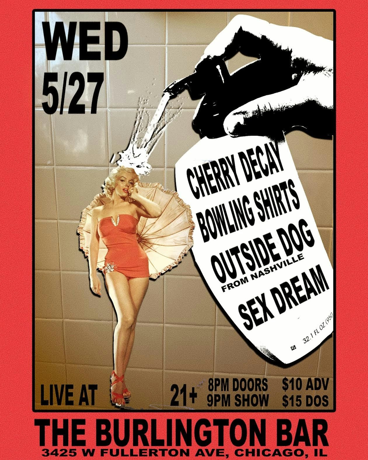 Cherry Decay // The Bowling Shirts // Outside Dog // Sex Dream
