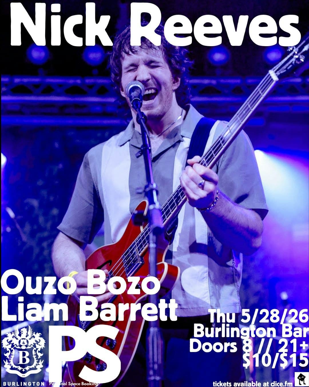 Nick Reeves // Liam Barrett // Ouzo Bozo
