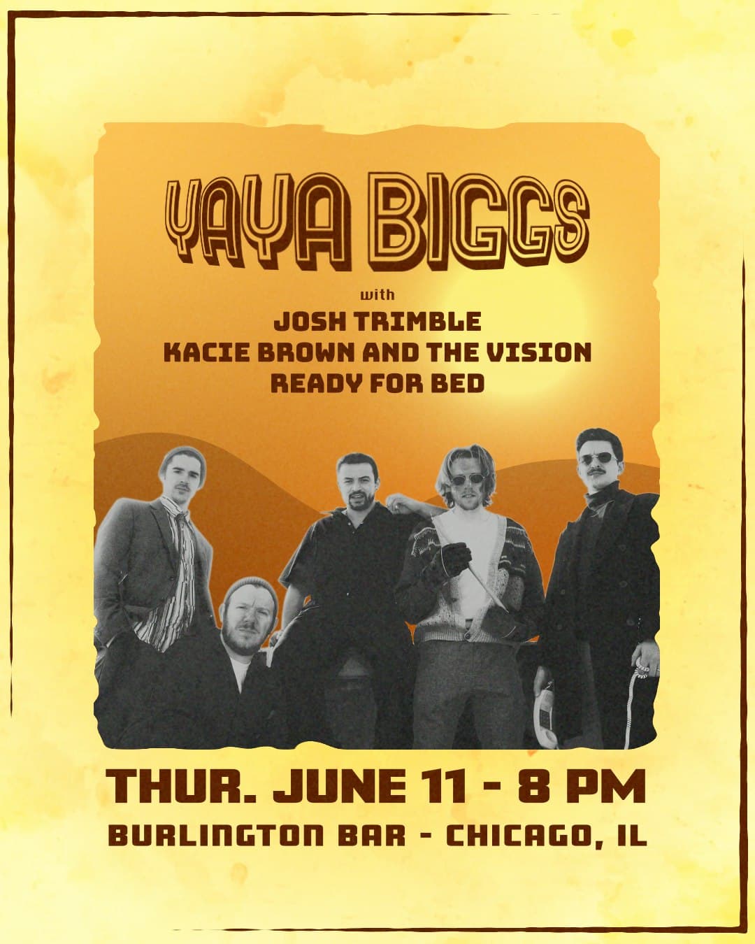 YaYa Biggs (album release) // Kacie Brown and The Vision // Daniel Gayden // Josh Trimble