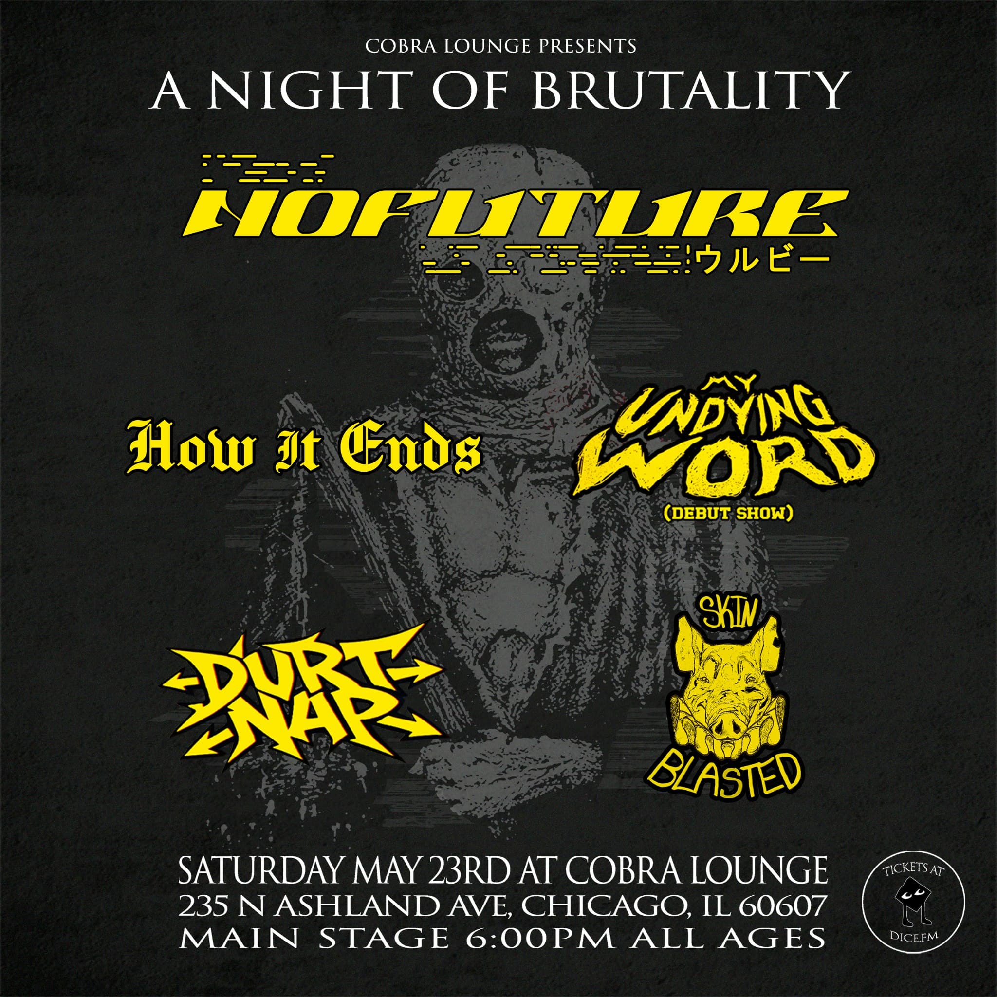 No Future / End It All / My Undying Word / Durt Nap / Skinblasted