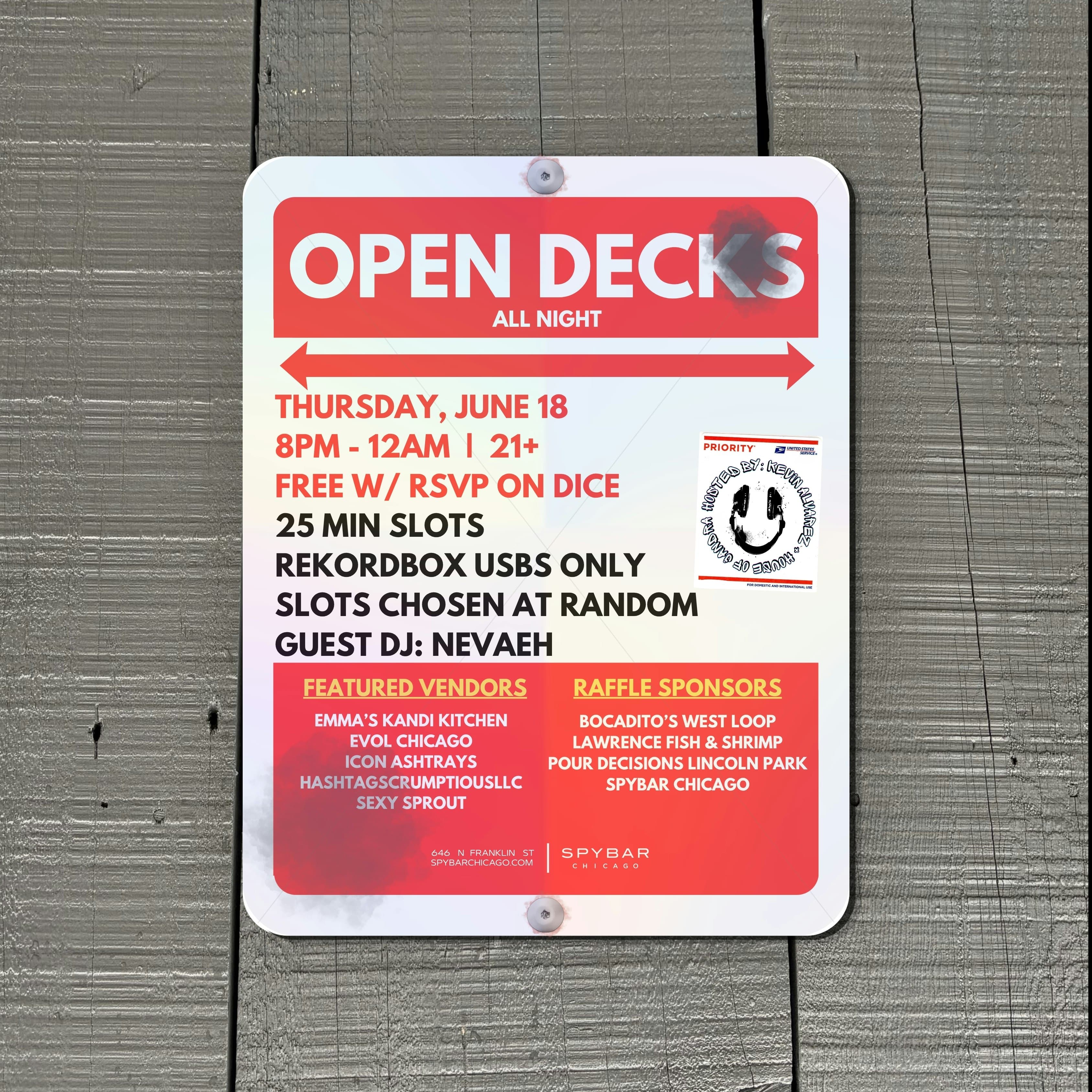 Thursday Social: Open Decks + Night Market