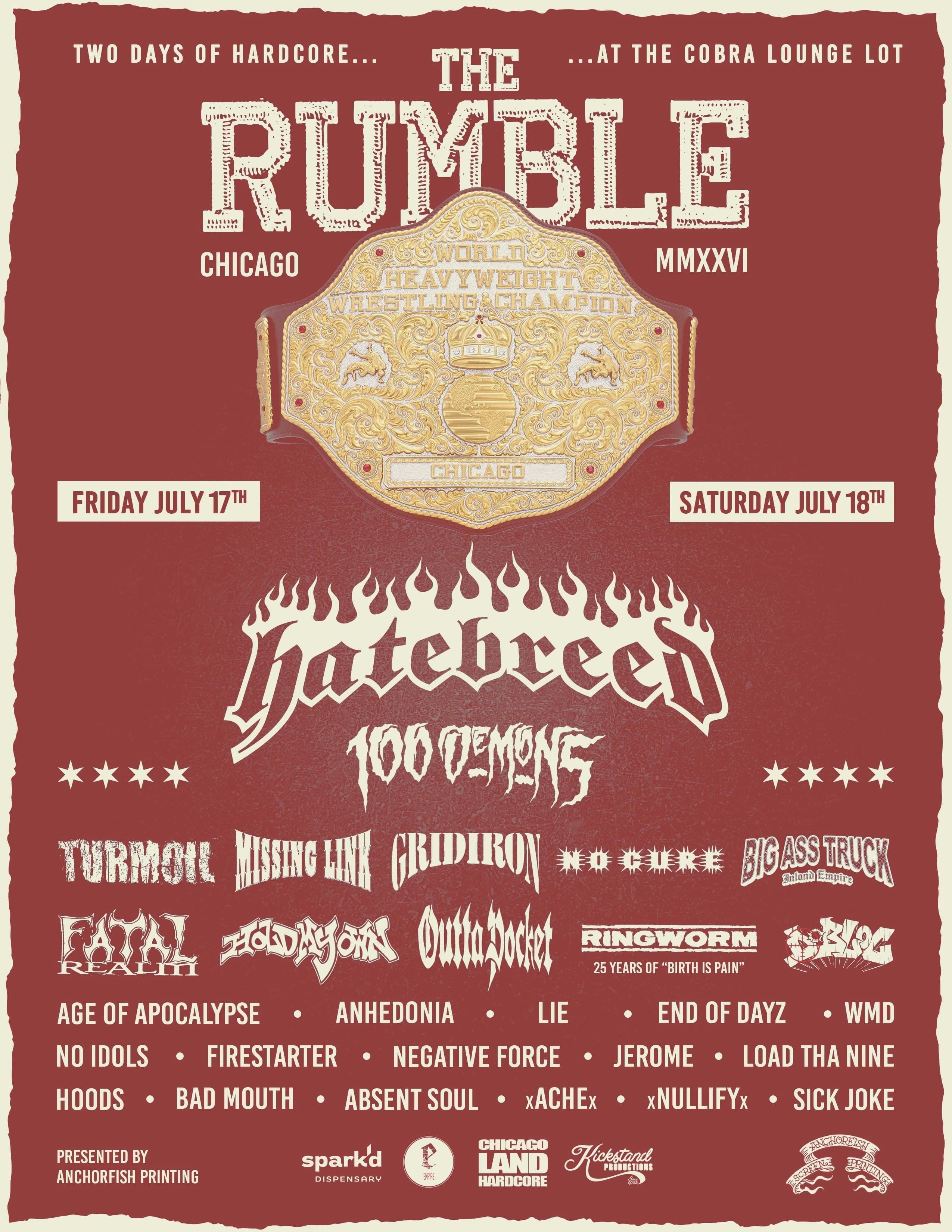 The Rumble 2026 Weekend Pass