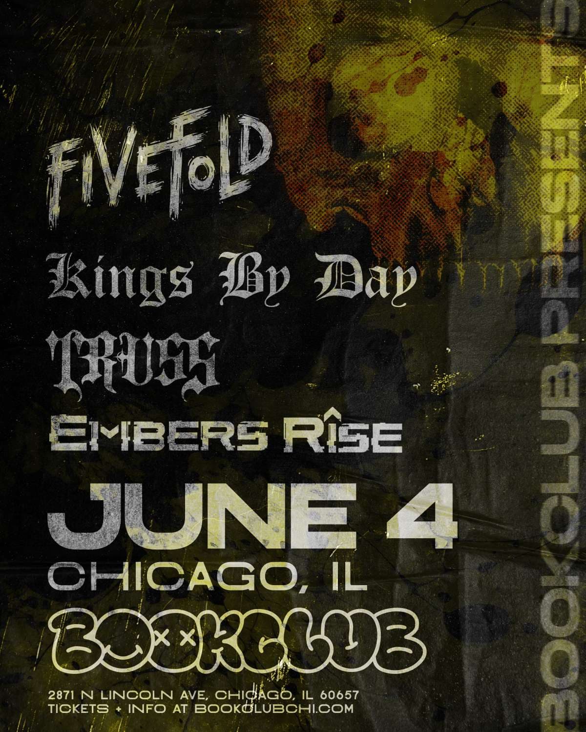 Fivefold + Kings By Day + TRUSS + Embers Rise