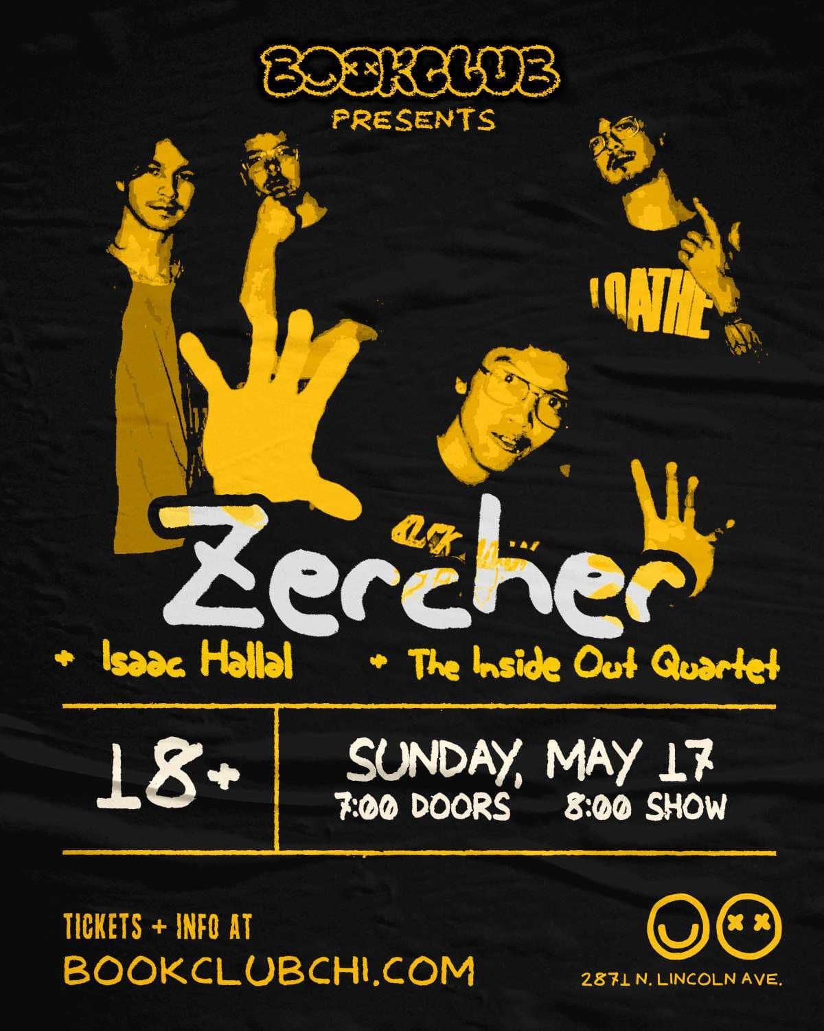 Zercher + Isaac Hallal + The Inside Out Quartet