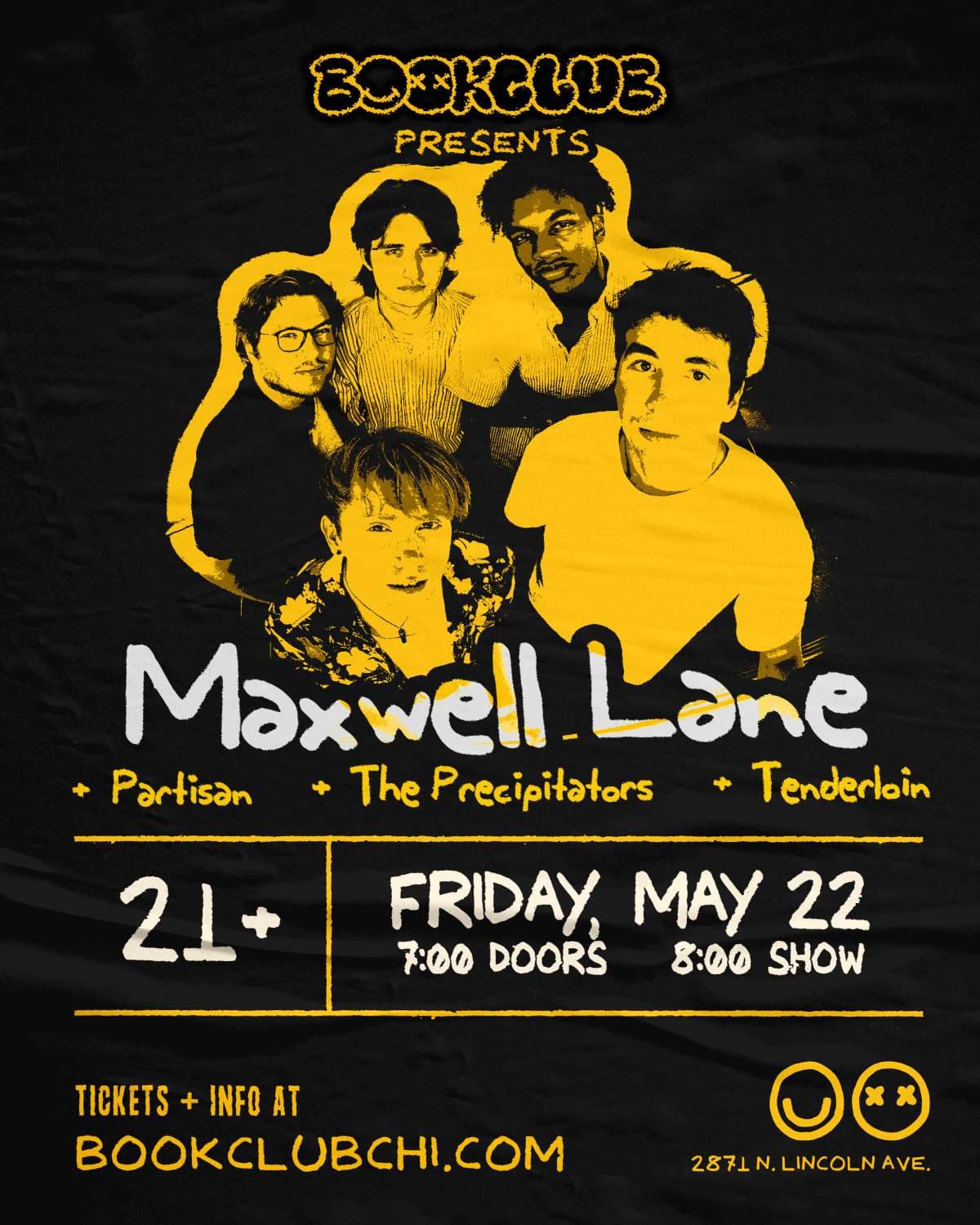 Maxwell Lane + Partisan + Precipitators + Tenderloin (live debut)