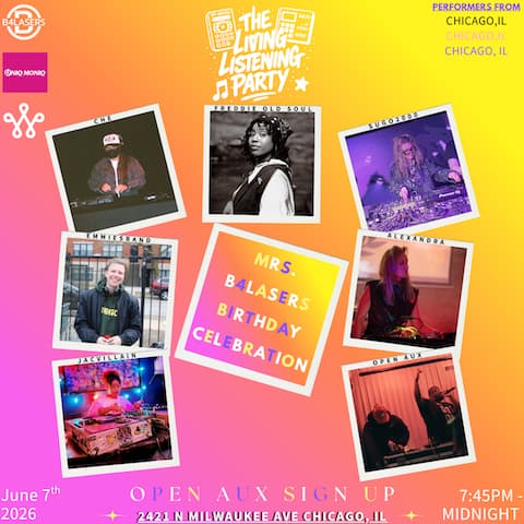 The Living Listening Party (Mrs. B4Lasers BDay Celebration!)